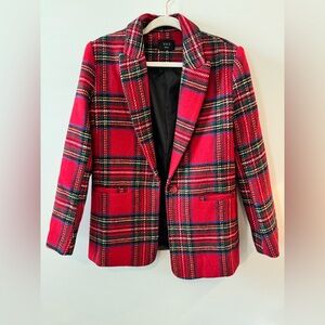 NWOT Vici Plaid Blazer Size Small
